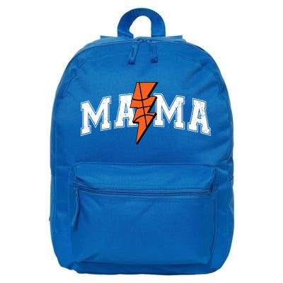 Retro Game Day Basketball Mama Mom Sport Lover 16 in Basic Backpack