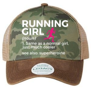 Running Girl Definition Funny Runner Legacy Tie Dye Trucker Hat