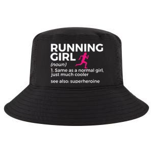 Running Girl Definition Funny Runner Cool Comfort Performance Bucket Hat