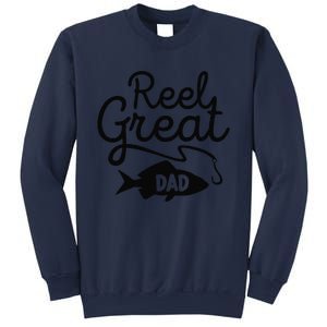 Reel Great Dad Fishing Daddy Lover Fathers Day Gift Sweatshirt