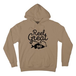 Reel Great Dad Fishing Daddy Lover Fathers Day Gift Hoodie