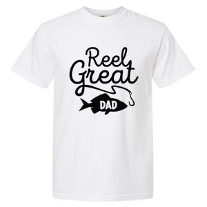 Reel Great Dad Fishing Daddy Lover Fathers Day Gift Garment-Dyed Heavyweight T-Shirt