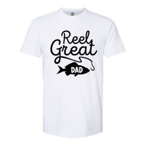 Reel Great Dad Fishing Daddy Lover Fathers Day Gift Softstyle CVC T-Shirt