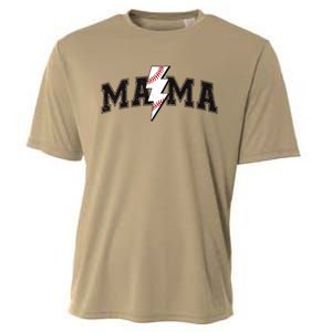 Retro Game Day Baseball Mama Mom Sport Lover Cooling Performance Crew T-Shirt