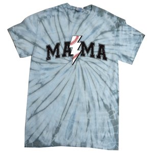 Retro Game Day Baseball Mama Mom Sport Lover Tie-Dye T-Shirt