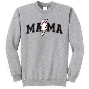 Retro Game Day Baseball Mama Mom Sport Lover Sweatshirt