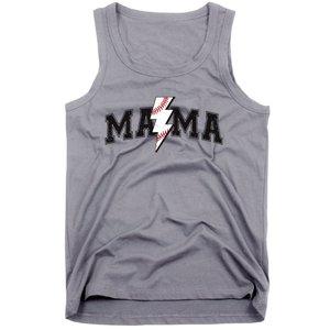 Retro Game Day Baseball Mama Mom Sport Lover Tank Top