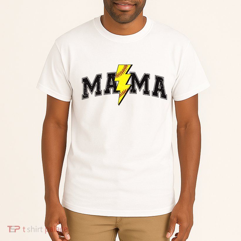 Retro Game Day Softball Mama Mom Sport Lover Tall T-Shirt