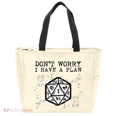 RPG Gamer Dont Worry I Have Plan Funny Zip Tote Bag