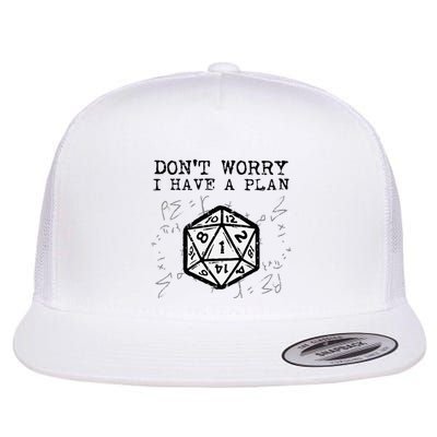 RPG Gamer Dont Worry I Have Plan Funny Flatbill Hat