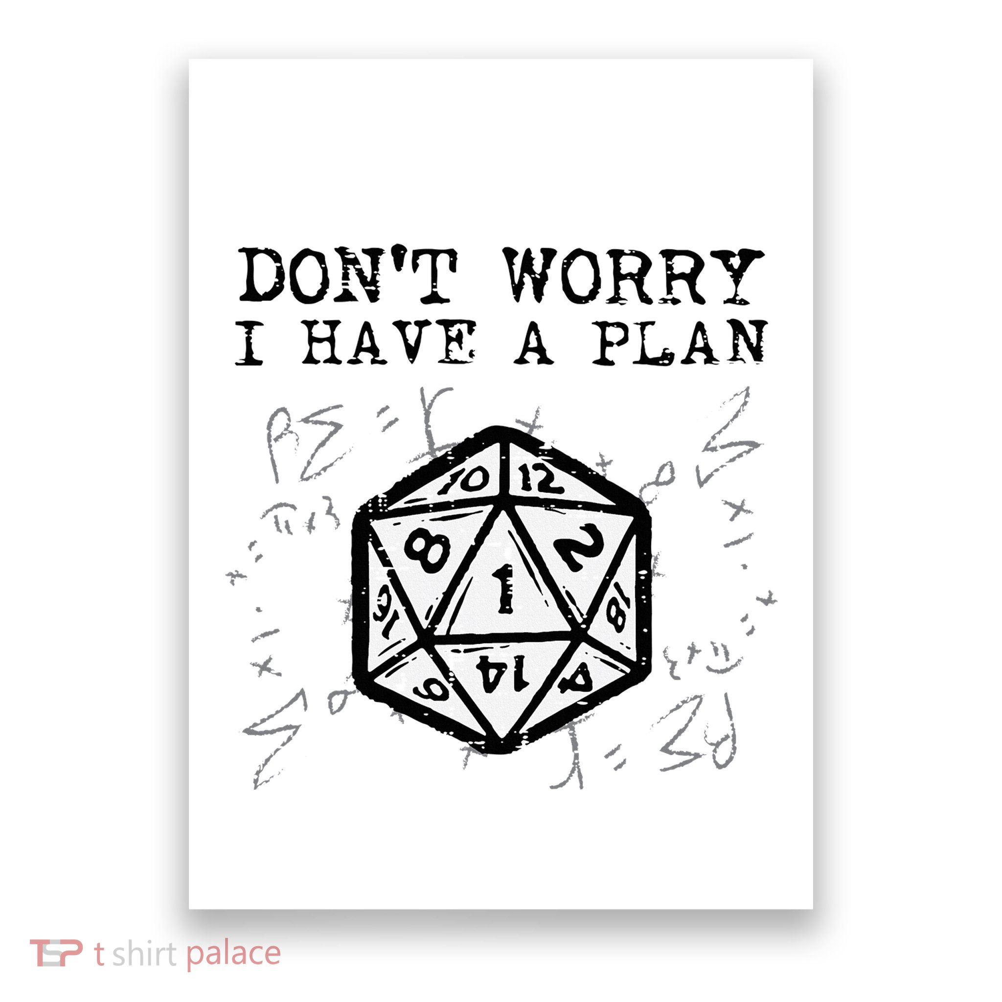 RPG Gamer Dont Worry I Have Plan Funny Poster
