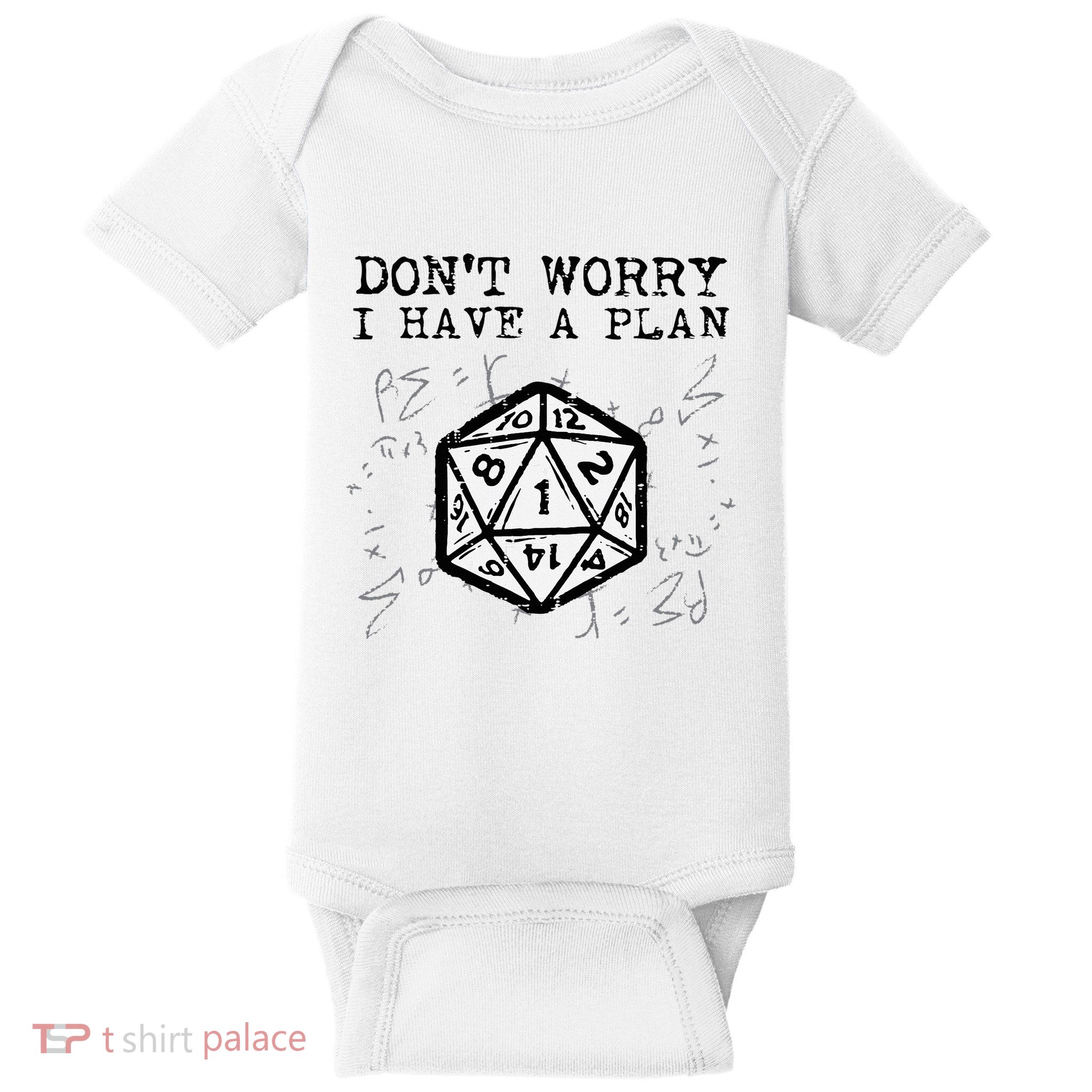 RPG Gamer Dont Worry I Have Plan Funny Baby Bodysuit