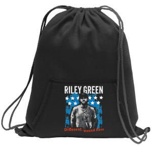 Riley Green Different Round Here Sweatshirt Cinch Pack Bag