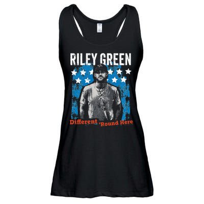 Riley Green Different Round Here Ladies Essential Flowy Tank