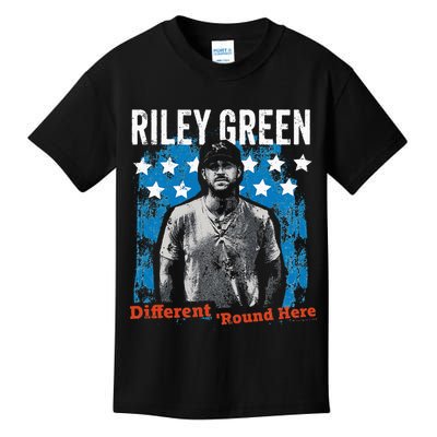 Riley Green Different Round Here Kids T-Shirt