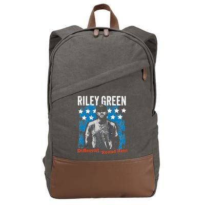 Riley Green Different Round Here Cotton Canvas Backpack