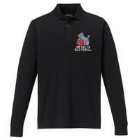 Rpg Gaming D20 Tabletop Games Funny Rpg Gamer Performance Long Sleeve Polo