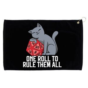 Rpg Gaming D20 Tabletop Games Funny Rpg Gamer Grommeted Golf Towel