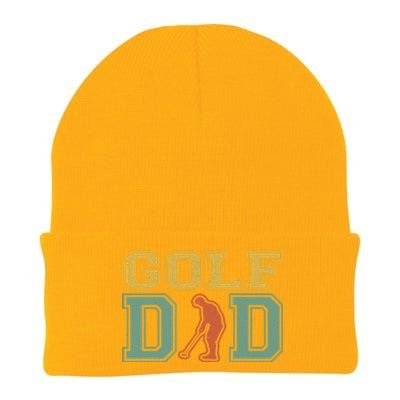 Retro Golf Dad For Golf Lovers Active Gift For Father's Day Knit Cap Winter Beanie