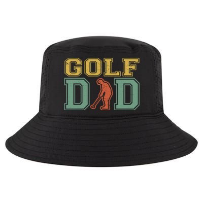 Retro Golf Dad For Golf Lovers Active Gift For Father's Day Cool Comfort Performance Bucket Hat