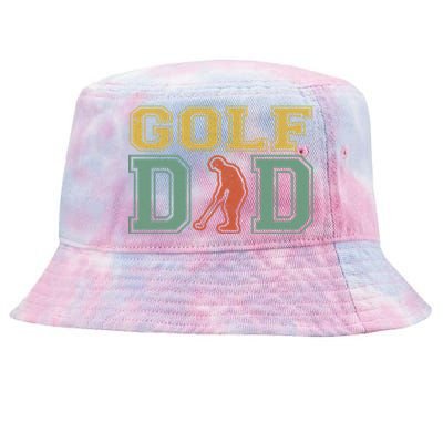 Retro Golf Dad For Golf Lovers Active Gift For Father's Day Tie-Dyed Bucket Hat