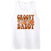 Retro Groovy Daddy Matching Family 1st Birthday Party PosiCharge Competitor Tank