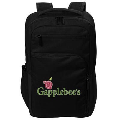 Retro Gapplebee's Drag Racing Funny Car Lover Impact Tech Backpack