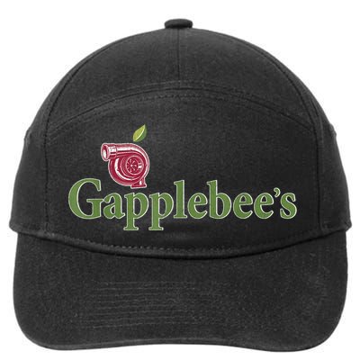 Retro Gapplebee's Drag Racing Funny Car Lover 7-Panel Snapback Hat