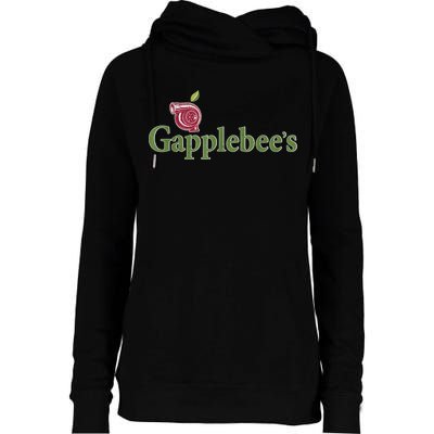 Retro Gapplebee's Drag Racing Funny Car Lover Womens Funnel Neck Pullover Hood