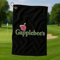 Retro Gapplebee's Drag Racing Funny Car Lover Golf Towel