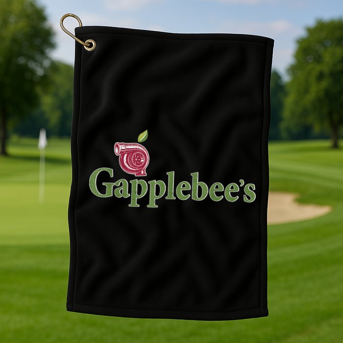 Retro Gapplebee's Drag Racing Funny Car Lover Golf Towel