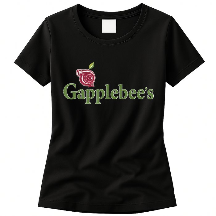 Retro Gapplebee's Drag Racing Funny Car Lover Womens T-Shirt