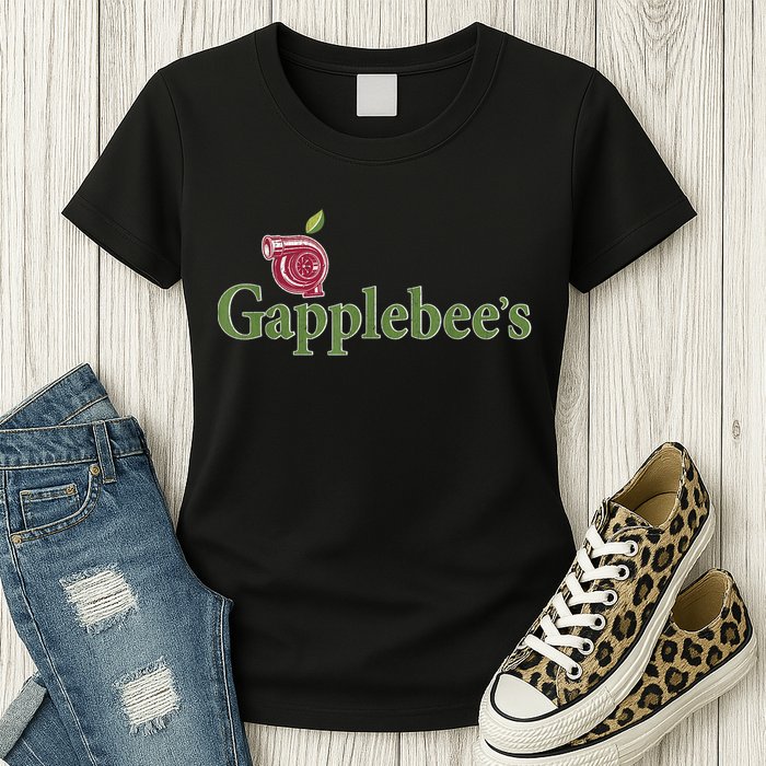 Retro Gapplebee's Drag Racing Funny Car Lover Womens T-Shirt