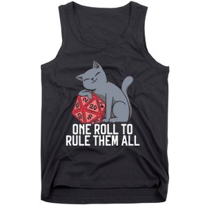 RPG Gaming D20 Tabletop Games Funny RPG Gamer Tank Top