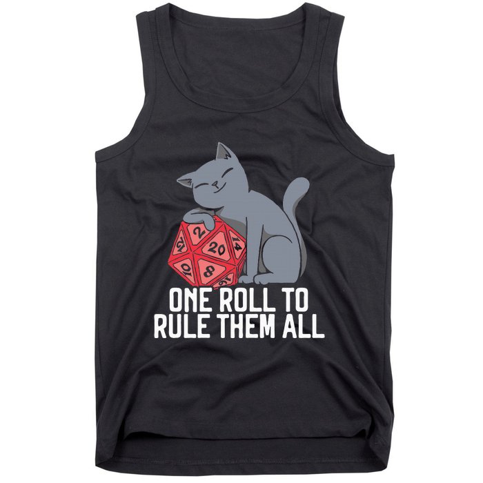 RPG Gaming D20 Tabletop Games Funny RPG Gamer Tank Top