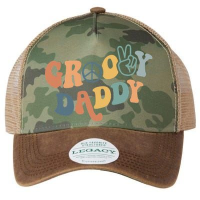 Retro Groovy Daddy Matching Family 1st Birthday Party Legacy Tie Dye Trucker Hat