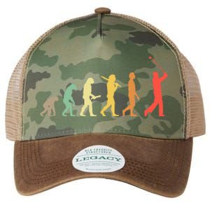 Retro Golf Evolution Gift For Golfers & Golf Players Legacy Tie Dye Trucker Hat