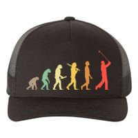 Retro Golf Evolution Gift For Golfers & Golf Players Yupoong Adult 5-Panel Trucker Hat