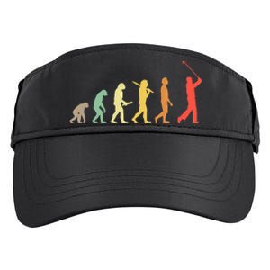 Retro Golf Evolution Gift For Golfers & Golf Players Adult Drive Performance Visor