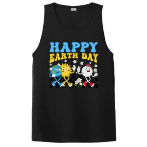 Retro Groovy Earth Day Save Our Planet Nature Environt Gift PosiCharge Competitor Tank