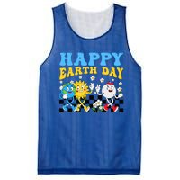 Retro Groovy Earth Day Save Our Planet Nature Environt Gift Mesh Reversible Basketball Jersey Tank