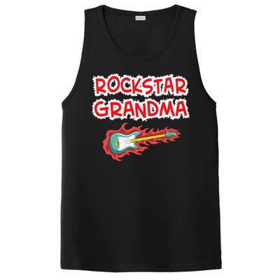 Rockstar Grandma Electric Guitar Rock Fan Mother Father Day PosiCharge Competitor Tank