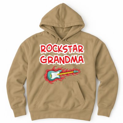 Rockstar Grandma Electric Guitar Rock Fan Mother Father Day Hoodie