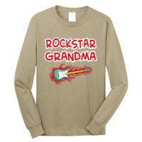 Rockstar Grandma Electric Guitar Rock Fan Mother Father Day Long Sleeve Shirt