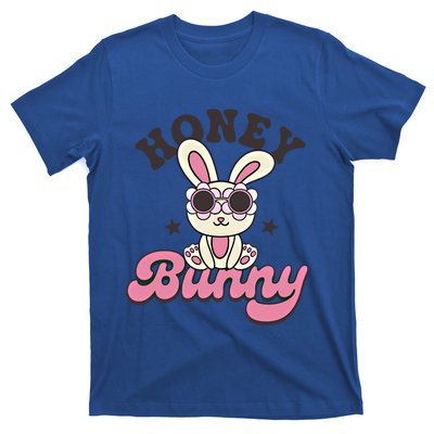 Retro Groovy Easter Honey Bunny Happy Easter Day Cute Bunny Gift T-Shirt