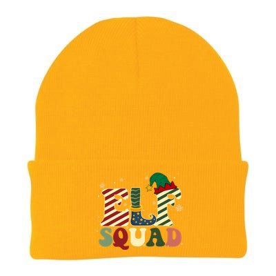 Retro Groovy Elf Squad Christmas Matching Family Xmas Pjs Great Gift Knit Cap Winter Beanie