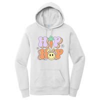 Retro Groovy Easter Day Hip Hop Cute Rabbit Bunny Carrot Women's Pullover Hoodie