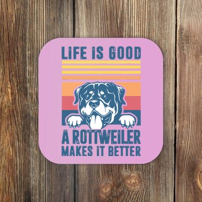 Rottweiler Gifts For Men Women Rottweiler Mom Dad Rottweiler Coaster