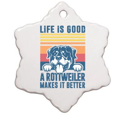 Rottweiler Gifts For Men Women Rottweiler Mom Dad Rottweiler Ceramic Star Ornament