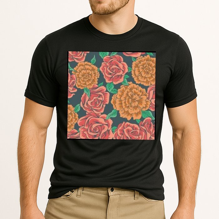 Rose Garden Flower Nature Performance Shirt